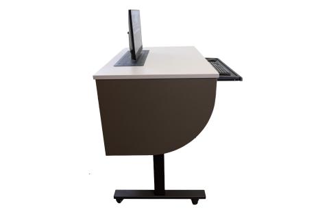 Sit/Stand Podium_Trolley_Casters