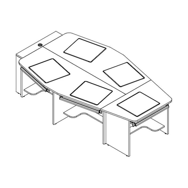 Collaboration Table Boat Shaped