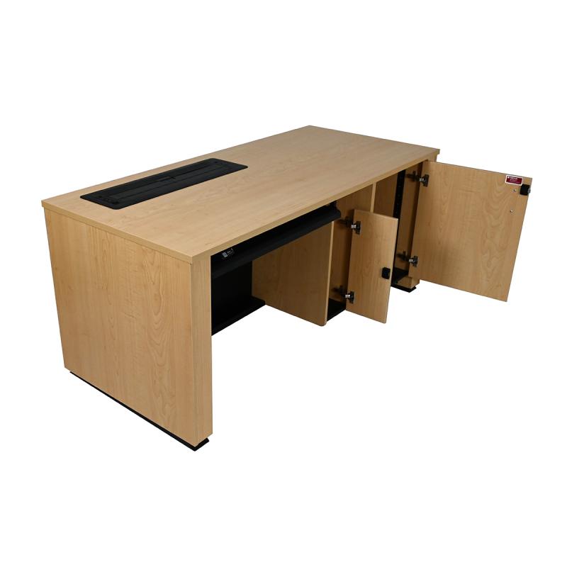 Sit Stand Lectern Trolley Monitor Lift