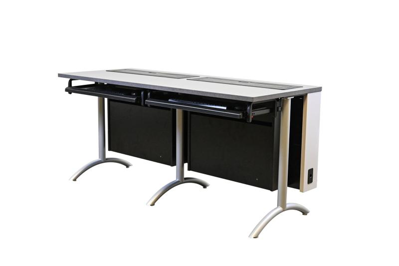 Computer Training Table Trolley Monitor Lift