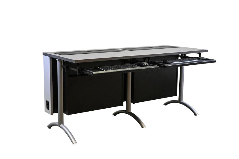 Computer Training Table Trolley Monitor Lift